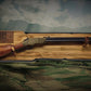Walker Wood Gifts Gun Display Rustic Lever Action Rifle Display | Handcrafted Rustic Faux Live Edge Knotty Pine Gun Rack Wall Mount Henry Decor Gift