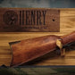 Walker Wood Gifts Gun Display Rustic Lever Action Rifle Display | Handcrafted Rustic Faux Live Edge Knotty Pine Gun Rack Wall Mount Henry Decor Gift