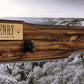 Walker Wood Gifts Gun Display Rustic Lever Action Rifle Display | Handcrafted Rustic Faux Live Edge Knotty Pine Gun Rack Wall Mount Henry Winchester Decor Gift