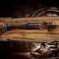 Walker Wood Gifts Gun Display Rustic Lever Action Winchester Rifle Display Faux Live Edge Knotty Pine Wall Decor Gift
