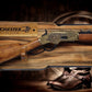 Walker Wood Gifts Gun Display Rustic Lever Action Winchester Rifle Display Faux Live Edge Knotty Pine Wall Decor Gift
