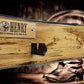 Walker Wood Gifts Gun Display Rustic Live Edge Spalted Maple Lever Action Henry Gun Rack Collectors Display