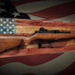 Walker Wood Gifts Gun Display Rustic Old Glory All-Purpose Rifle Display Knife Mount Aspen Cabin Collectors Gift