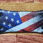 Walker Wood Gifts Gun Display Rustic Old Glory All-Purpose Rifle Display Knife Mount Aspen Cabin Collectors Gift
