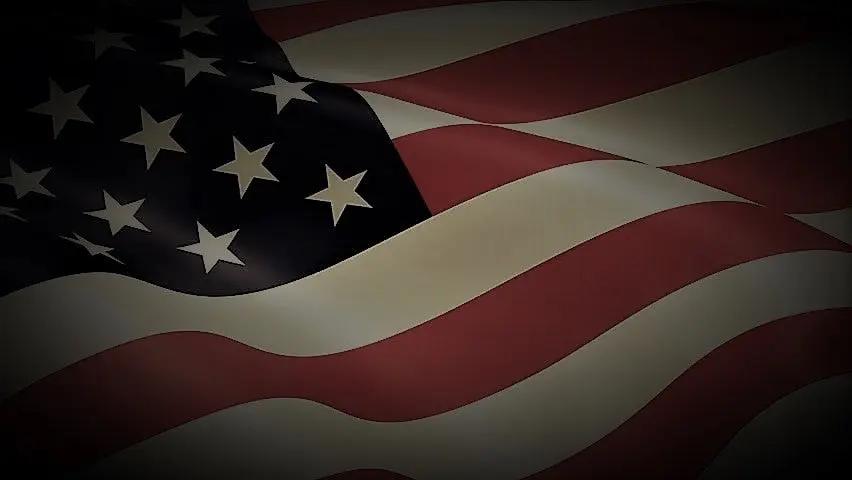 Walker Wood Gifts Gun Display Rustic Old Glory All-Purpose Rifle Display Knife Mount Faux Live Edge Aspen Cabin Décor Perfect Collectors Gift