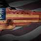 Walker Wood Gifts Gun Display Rustic Trump Lever Action Gun Display Faux Live Edge Knotty Pine Collectors Gift