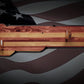 Walker Wood Gifts Gun Display Rustic Trump Lever Action Gun Display Faux Live Edge Knotty Pine Collectors Gift