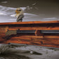 Walker Wood Gifts Gun Display Tradition Lever Action Henry Knotty Pine Rifle Gun Shelf Display Western Farmhouse Gift