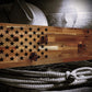 Walker Wood Gifts gun rack 50 Black Star Flag 2 Place Lever Action Rifle Cabin Acacia Display Collector Gift