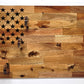 Walker Wood Gifts gun rack 50 Black Star Flag 3 Place Lever Action Rifle Cabin Acacia Display Collector Gift