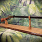 Walker Wood Gifts gun rack Beautiful Rustic Live Edge Oak Lever Action Rifle Stand Display Mantel Collector Gift