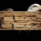 Walker Wood Gifts gun rack Handcrafted 2-Place Lever Action Rifle Wall Display | Acacia Wood & Eagle Flag