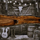 Walker Wood Gifts gun rack Live Edge Rustic Beautiful Walnut Vintage Muzzleloader, Sharps, M1 Rifle Display Rack Collectors Gift