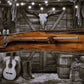 Walker Wood Gifts gun rack Live Edge Rustic Beautiful Walnut Vintage Muzzleloader, Sharps, M1 Rifle Display Rack Collectors Gift