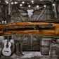 Walker Wood Gifts gun rack Live Edge Rustic Beautiful Walnut Vintage Muzzleloader, Sharps, M1 Rifle Display Rack Collectors Gift