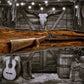 Walker Wood Gifts gun rack Live Edge Rustic Beautiful Walnut Vintage Muzzleloader, Sharps, M1 Rifle Display Rack Collectors Gift