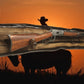 Walker Wood Gifts gun rack Live Edge Rustic Lever Action Unique Black Walnut Rack for Rifle Display - An Ideal Gift for Collectors