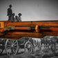 Walker Wood Gifts gun rack Rustic Henry Display For Lever Action Rifle Aspen Faux Live Edge Cabin Décor Collectors Gift