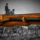 Walker Wood Gifts gun rack Rustic Henry Display For Lever Action Rifle Aspen Faux Live Edge Cabin Décor Collectors Gift