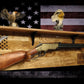 Walker Wood Gifts gun rack Tradition 50 Black Star Lever Action Aspen Henry Shelf Rifle Gun Display Western Farmhouse Gift