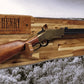 Walker Wood Gifts gun rack Traditional Lever Action Henry Rifle Display Cabin Acacia Décor Collectors Gift