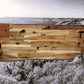 Walker Wood Gifts gun rack Traditional Lever Action Henry Rifle Display Cabin Acacia Décor Collectors Gift
