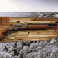 Walker Wood Gifts gun rack Traditional Lever Action Henry Rifle Display Cabin Acacia Décor Collectors Gift