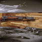 Walker Wood Gifts gun rack Traditional Lever Action Henry Rifle Display Cabin Acacia Décor Collectors Gift