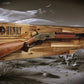 Walker Wood Gifts gun rack Traditional Lever Action Henry Rifle Display Cabin Acacia Décor Collectors Gift