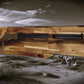 Walker Wood Gifts gun rack Traditional Lever Action Henry Rifle Display Cabin Acacia Décor Collectors Gift