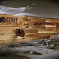 Walker Wood Gifts gun rack Traditional Lever Action Henry Rifle Display Cabin Acacia Décor Collectors Gift