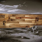 Walker Wood Gifts gun rack Traditional Lever Action Henry Rifle Display Cabin Acacia Décor Collectors Gift