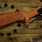 Walker Wood Gifts gun rack Unique Rustic 4 Place Lever Action Display Knotty Pine 13 Black Star Patriotic Collectors Gift