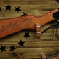 Walker Wood Gifts gun rack Unique Rustic 4 Place Lever Action Display Knotty Pine 13 Black Star Patriotic Collectors Gift