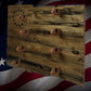 Walker Wood Gifts gun rack Unique Rustic 4 Place Lever Action Display Knotty Pine 13 Black Star Patriotic Collectors Gift