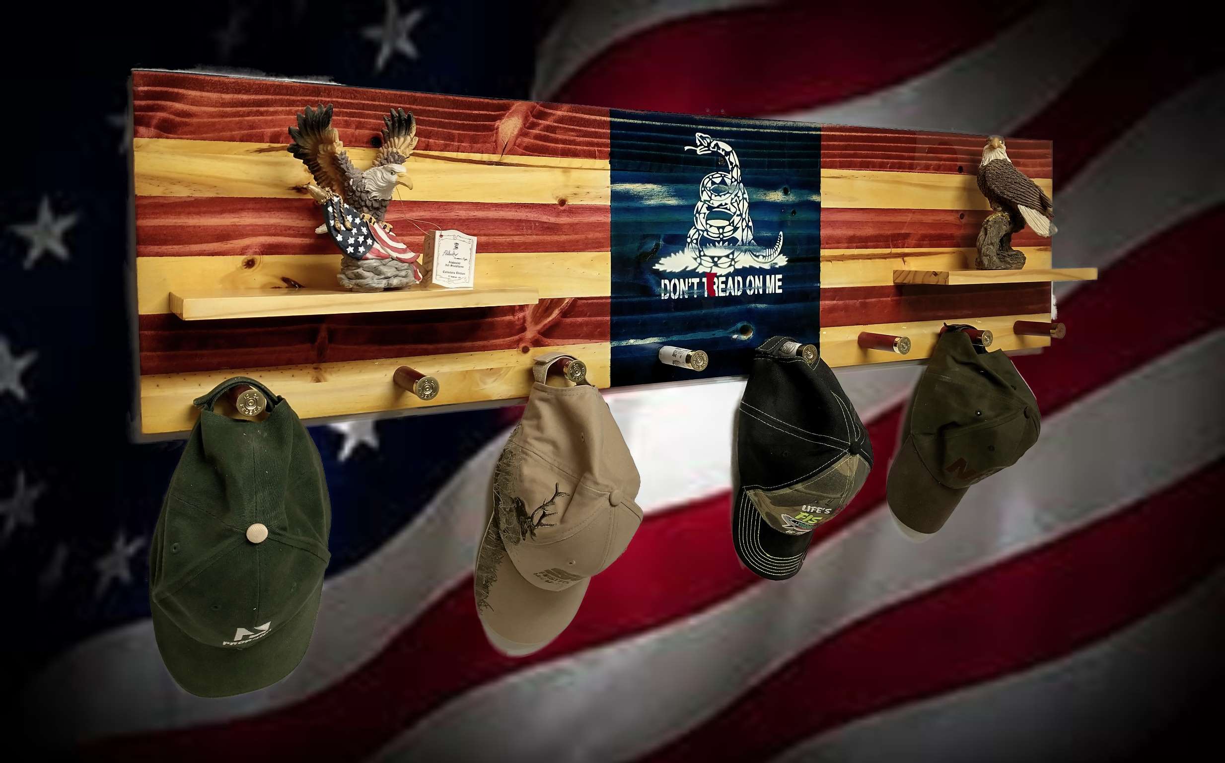 Flag best sale coat rack