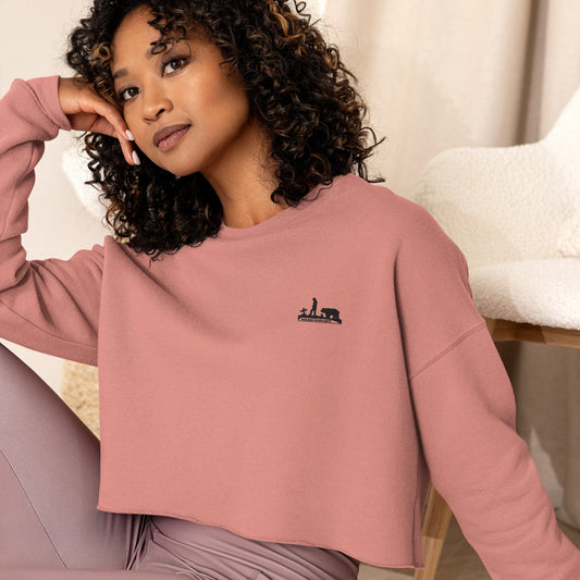 Walker Wood Gifts Mauve / S Crop Sweatshirt