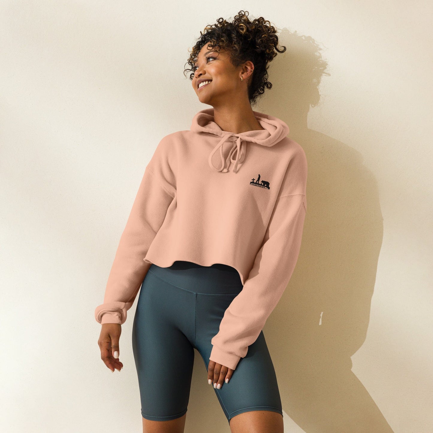 Walker Wood Gifts Peach / S Crop Hoodie