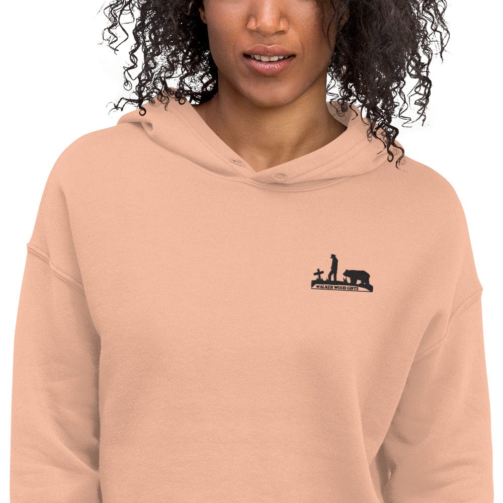 Walker Wood Gifts Peach / S Crop Hoodie