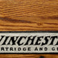 Walker Wood Gifts Rustic Don't Tread On Me Lever Action Winchester Rifle Display Faux Live Edge Oak Gun Rack Cabin Décor Collectors Gift
