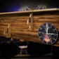 Walker Wood Gifts Rustic Electric Guitar Display Shelf with Matching Clock