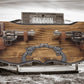 Walker Wood Gifts Rustic Faux Live Edge Double Colt PeaceMaker Pistol Wall Display Key Colt Gift