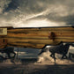 Walker Wood Gifts Rustic Henry Display For Lever Action Rifle Knotty Pine Faux Live Edge Cabin Décor Collectors Gift