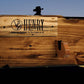 Walker Wood Gifts Rustic Henry Lever Action Carbine Rifle Display Faux Live Edge Knotty Pine Pistol Keychain Ranch Country Home Cabin Décor Collector Gift