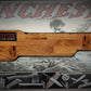 Walker Wood Gifts Rustic Lever Action Winchester Rifle Display Faux Live Edge Oak  Gun Rack Cabin Décor Collectors Gift