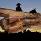 Walker Wood Gifts Rustic One-of-a-Kind Large 2 Place Lever Action Cherry Lever Action Wall Display Perfect Collector's Gift!
