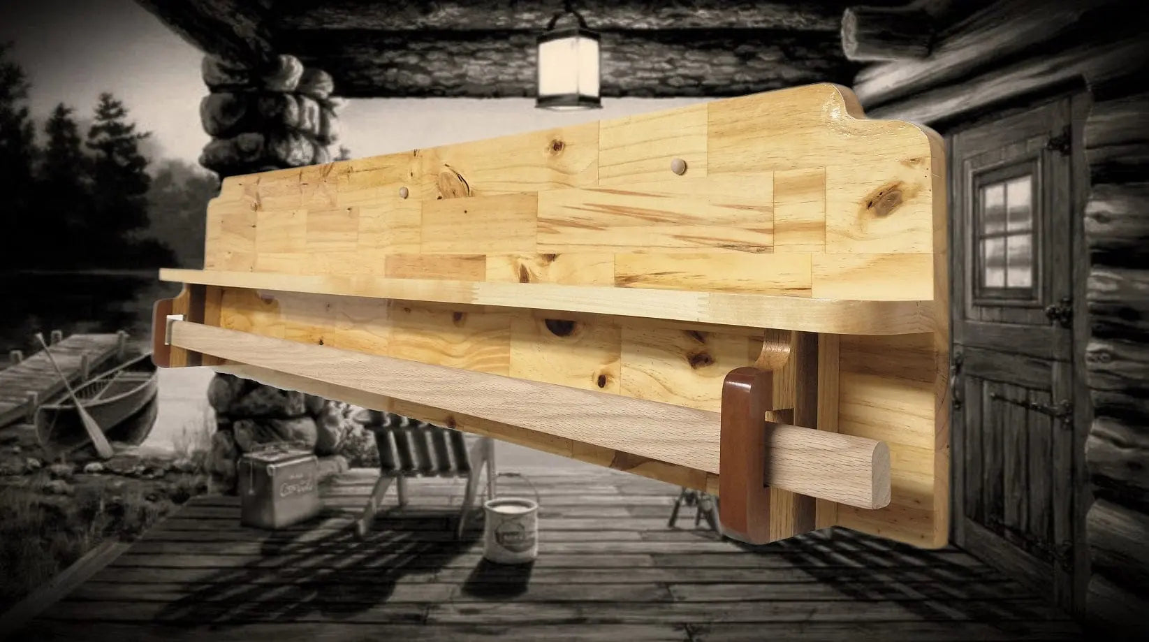 Knotty Pine Rustic Cabin Decor Knotty Lodge – Rustic Charm + Modern