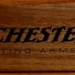 Walker Wood Gifts Rustic Winchester Lever Action Carbine Rifle Display Faux Live Edge Ranch Country Home Cabin Décor Collector Gift