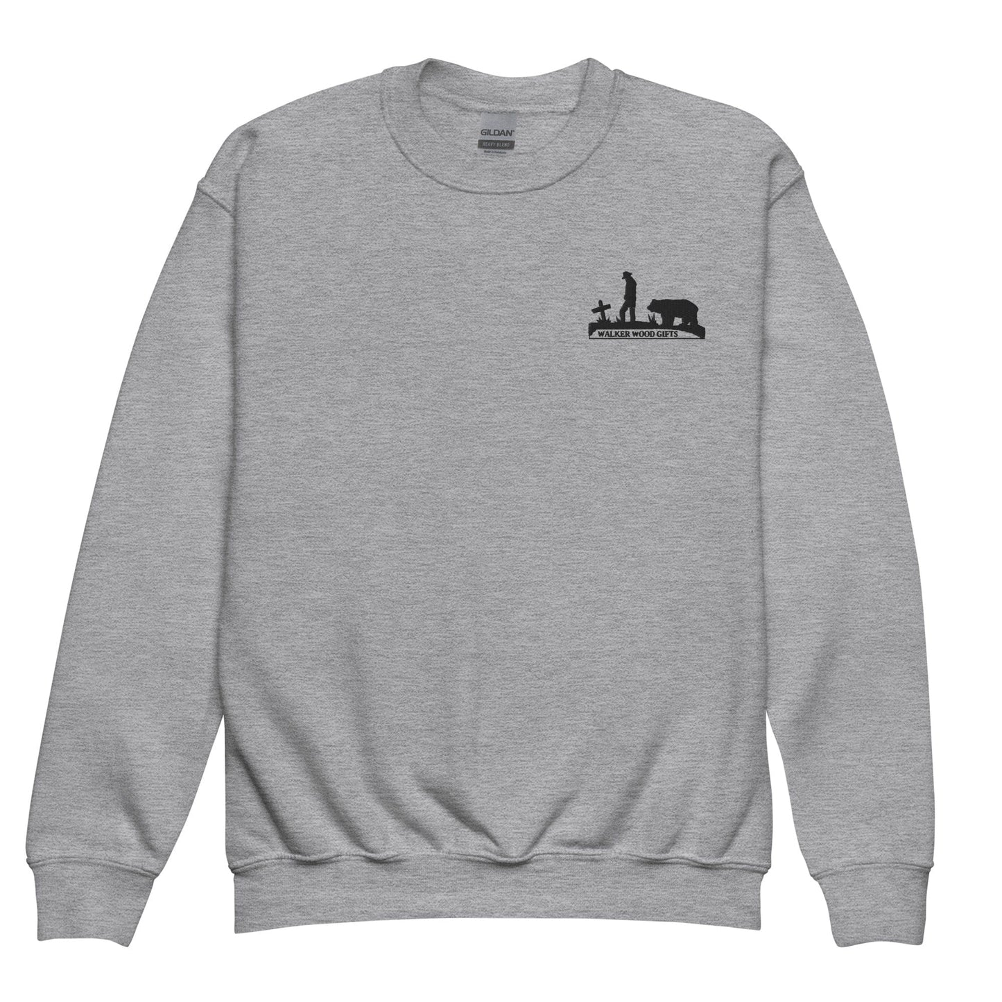 Walker Wood Gifts Sport Grey / XS Youth crewneck sweatshirt