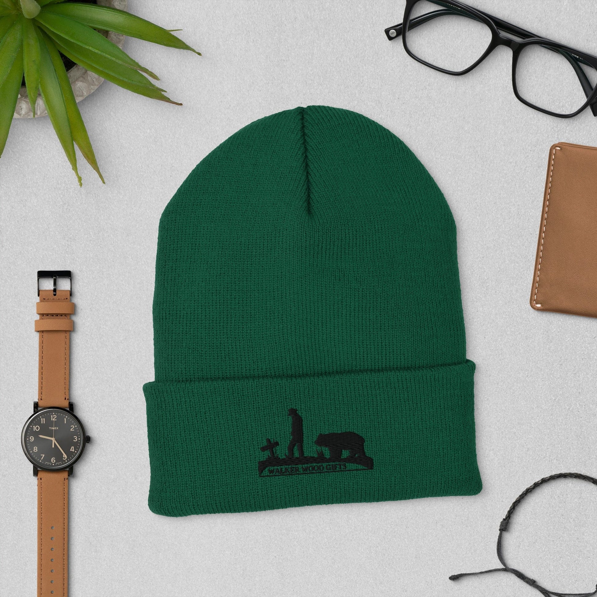 Walker Wood Gifts Spruce Cuffed Beanie